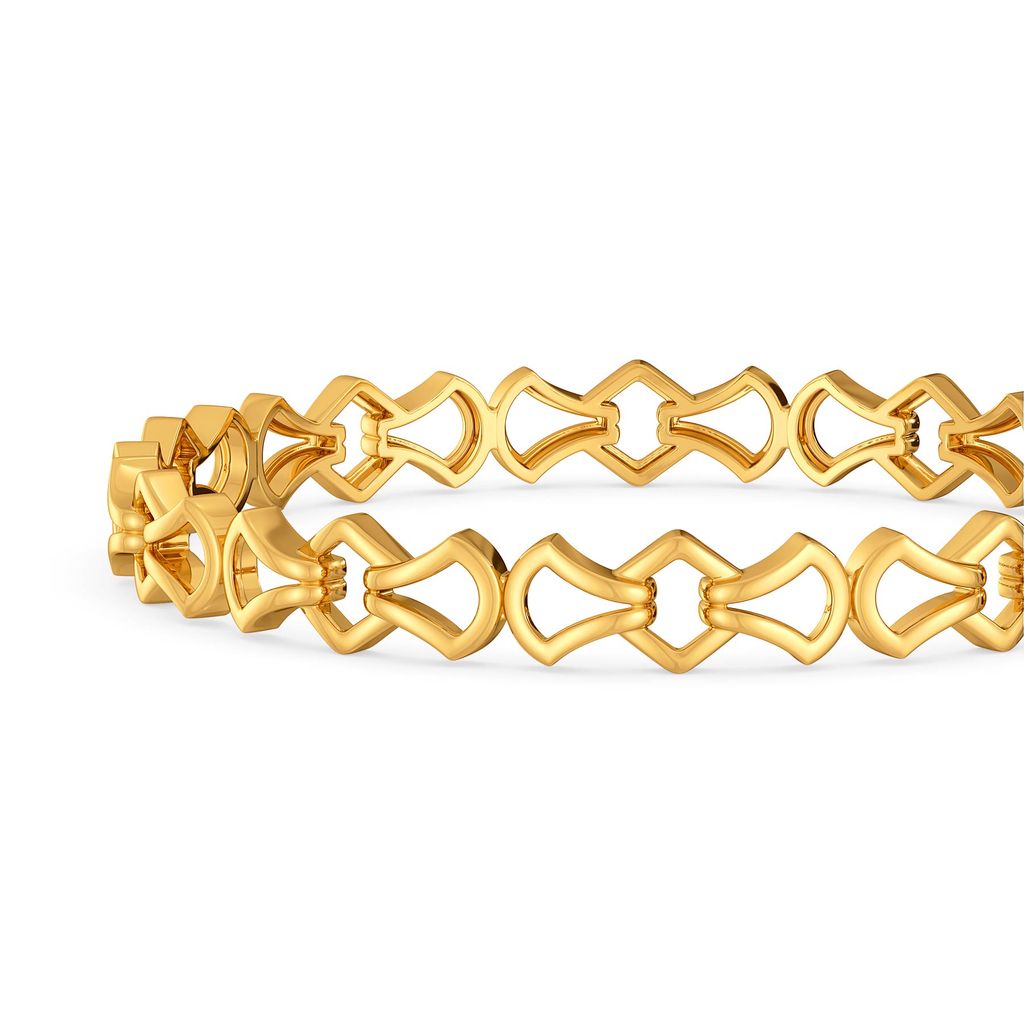 Urbane Finesse Gold Bangles