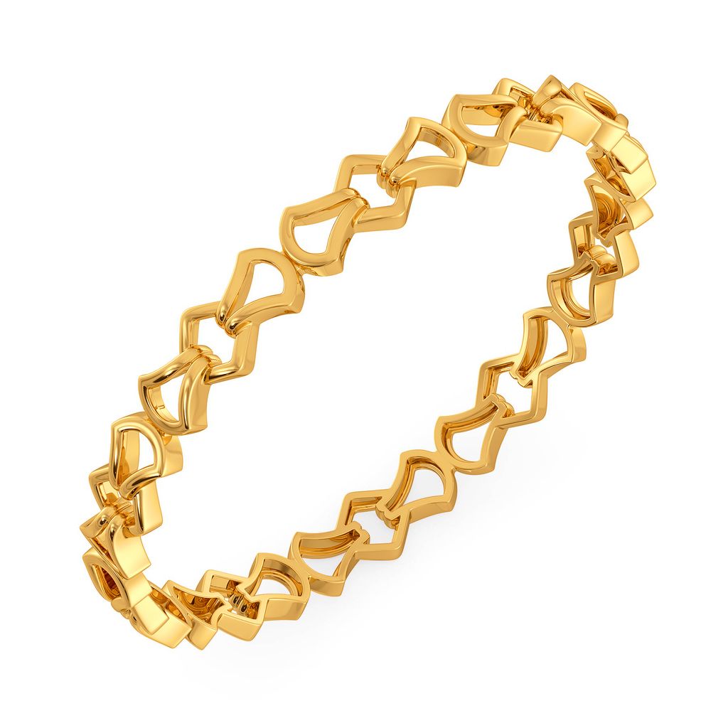Urbane Finesse Gold Bangles