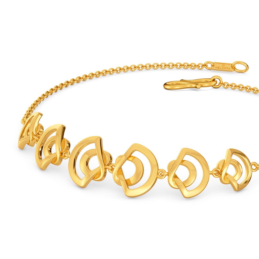 Short N Urbane Gold Bracelets