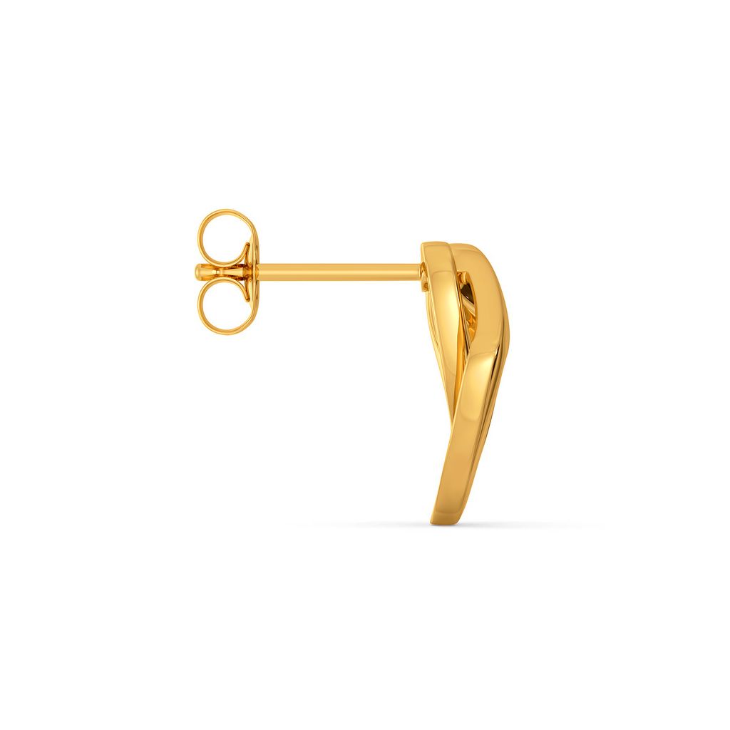 Short N Urbane Gold Earrings