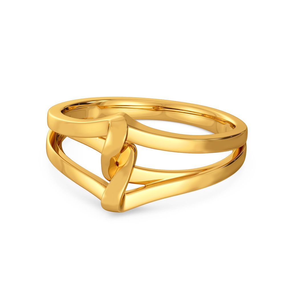 Short N Sophisticated Gold Rings alternate view 3