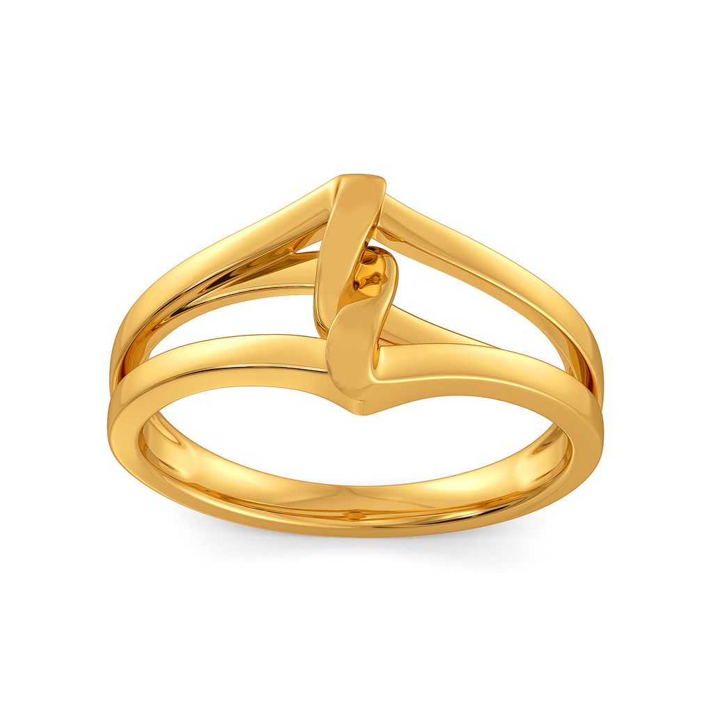 Short N Sophisticated Gold Rings alternate view 2