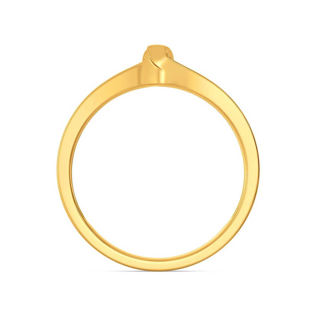Short N Sophisticated Gold Rings image
