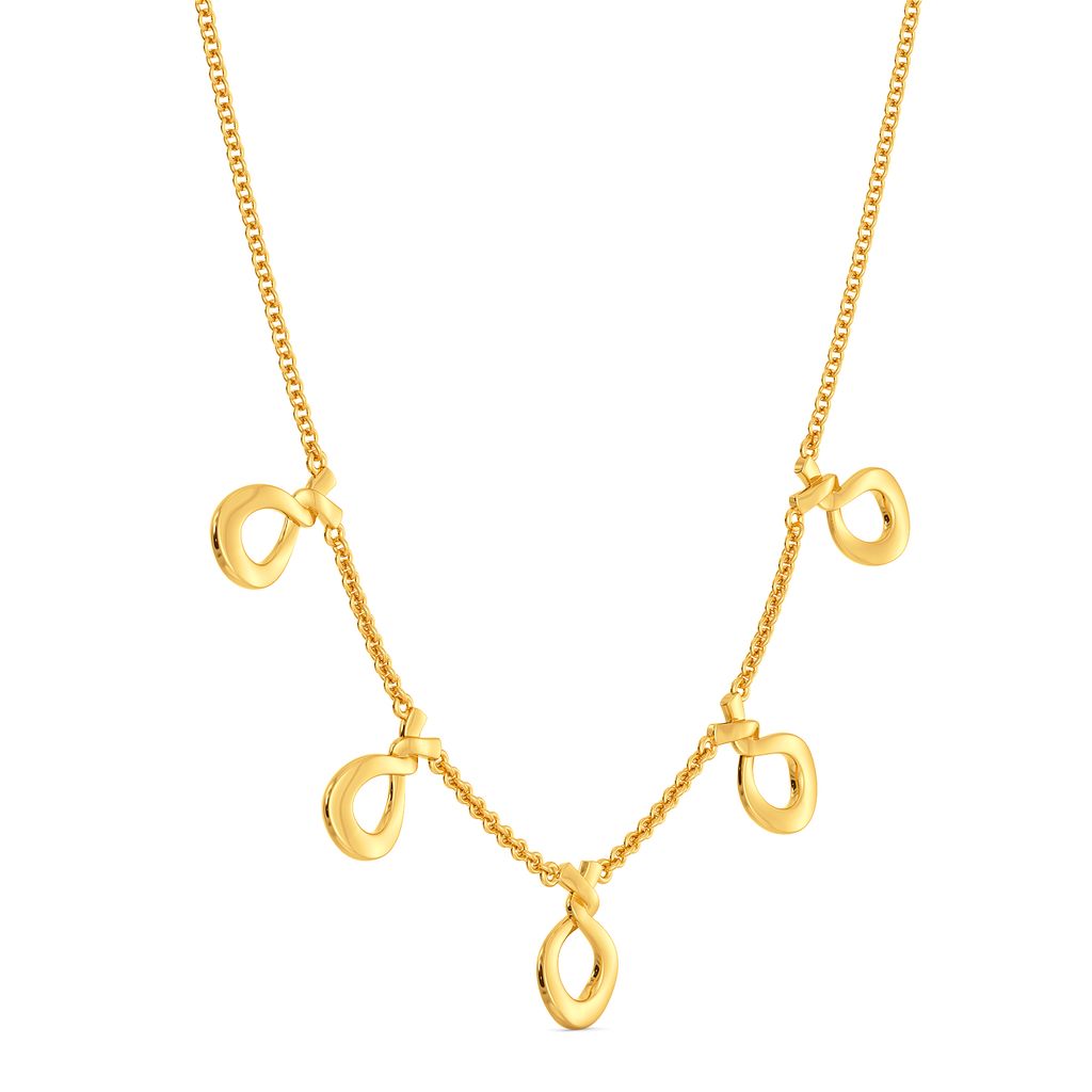 Skill O Short Gold Necklaces