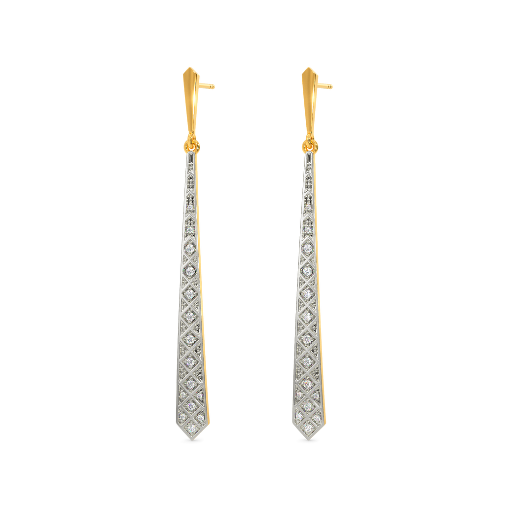 Tie Twist Diamond Earrings
