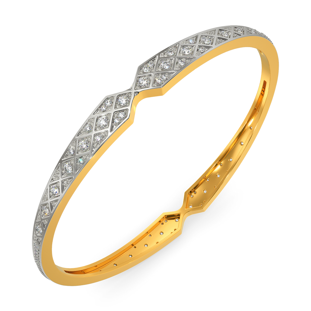 Tie Twist Diamond Bangles