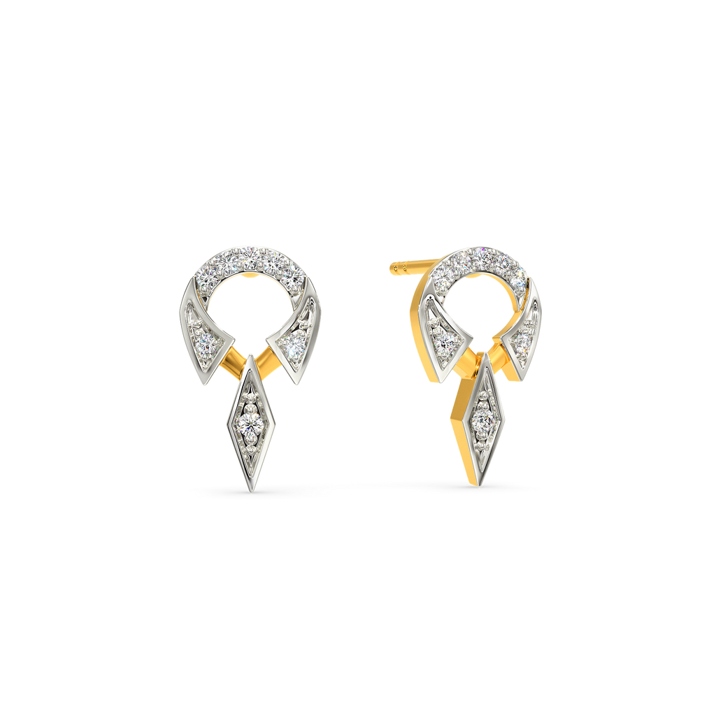 Tie Tales Diamond Earrings