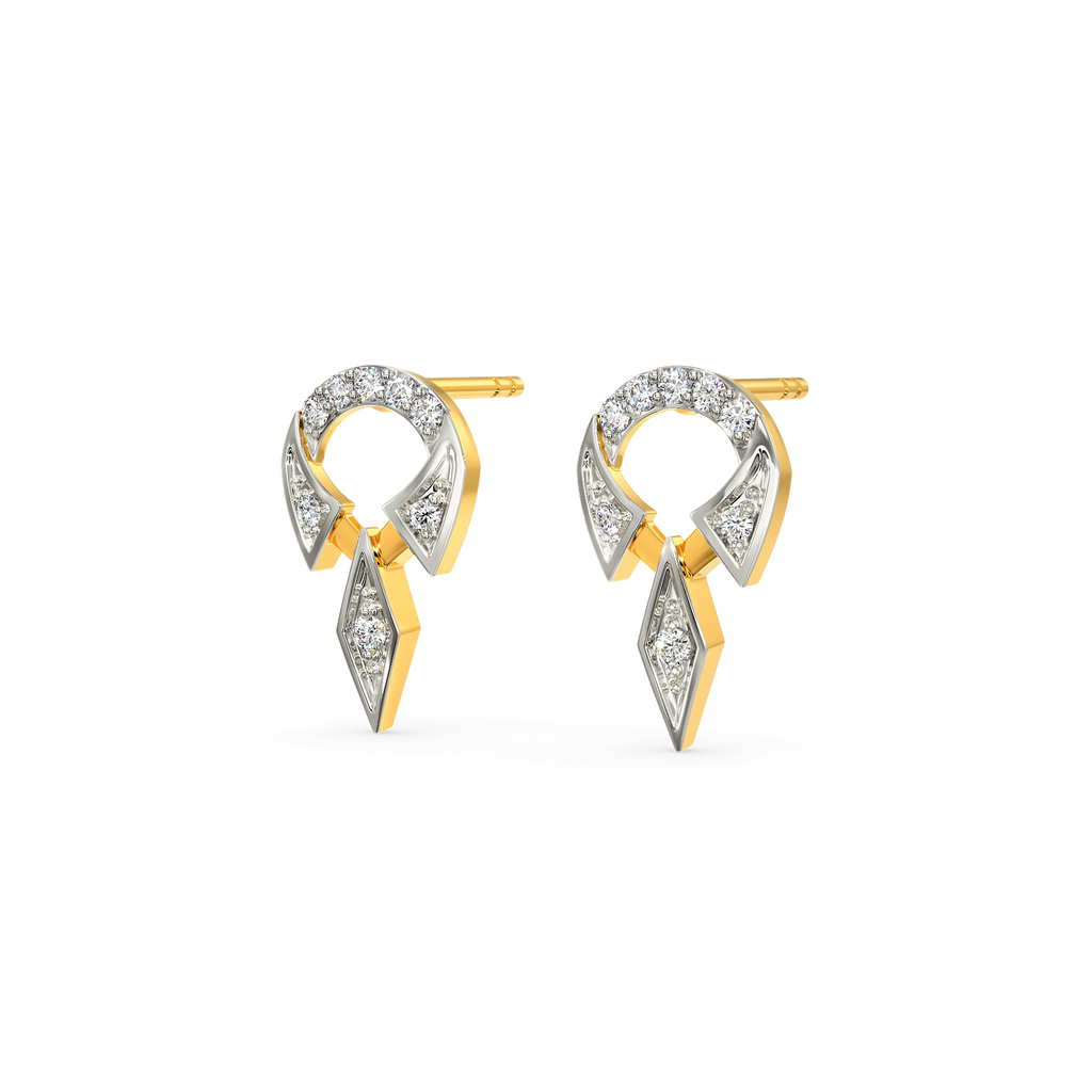 Tie Tales Diamond Earrings
