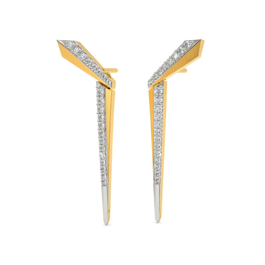 Tie Jive Diamond Earrings