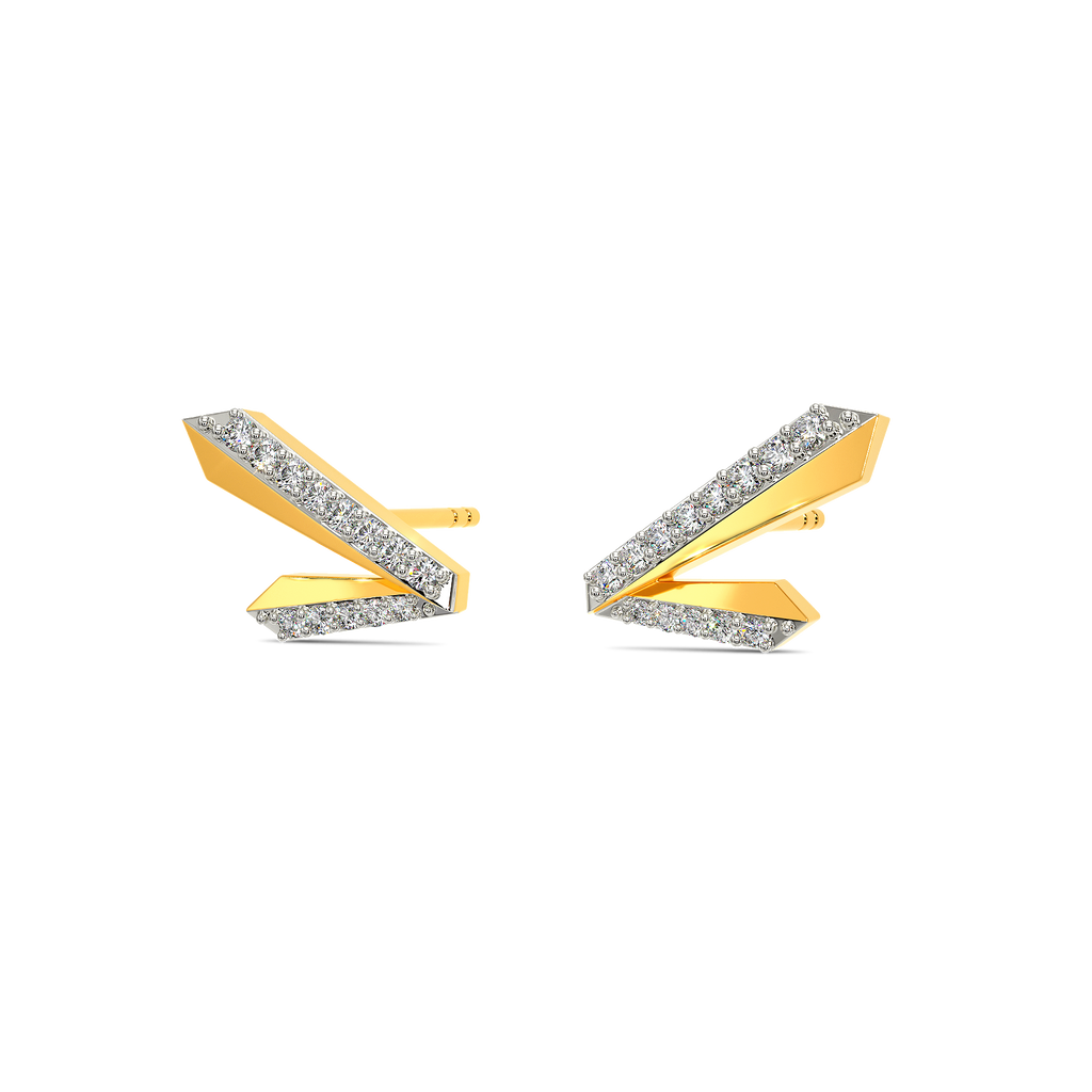 Tie Jive Diamond Earrings