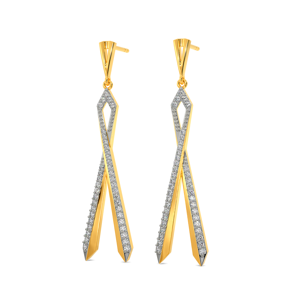 TieCoon Diamond Earrings
