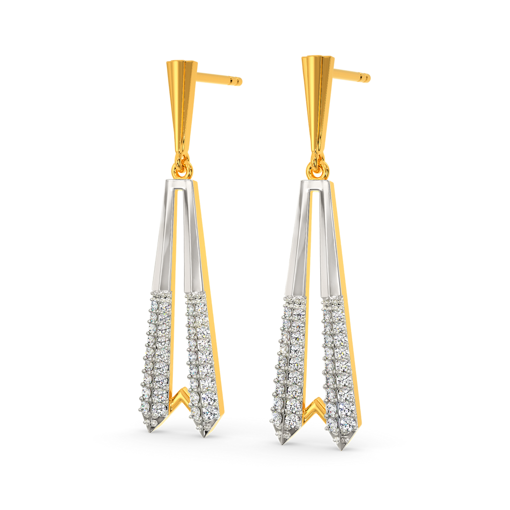 Dapper Boss Diamond Earrings