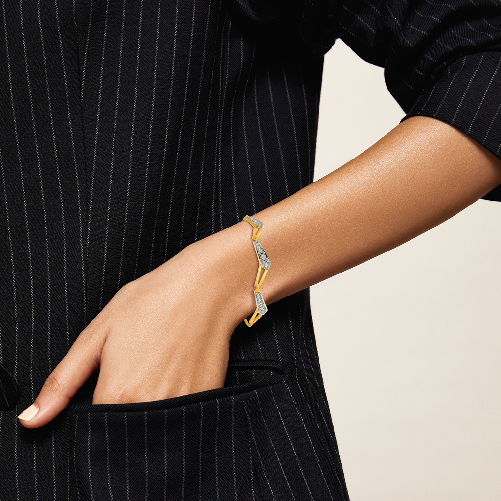 Tie Melange Diamond Bracelets