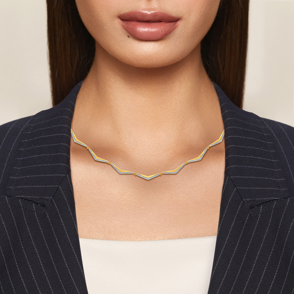 Tie Jive  Diamond Necklaces