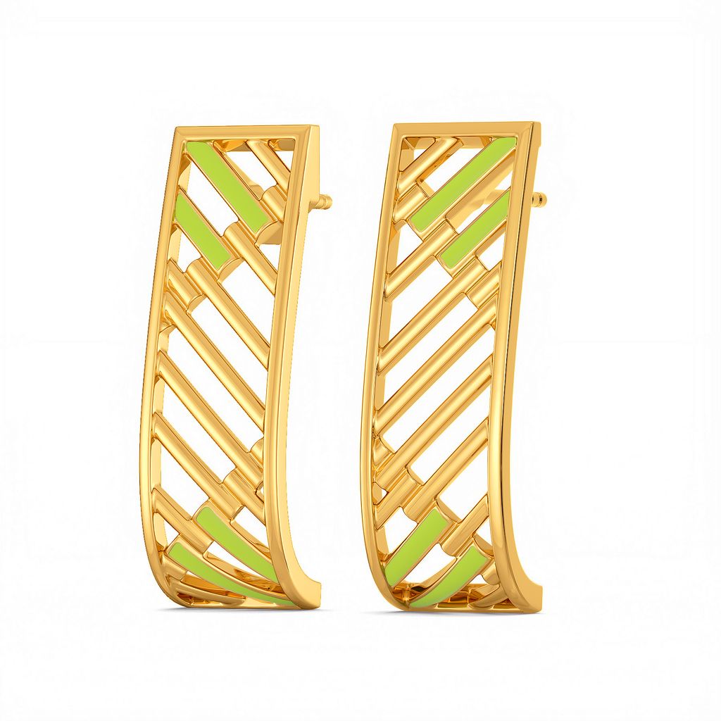 Neon or Nothing Gold Earrings