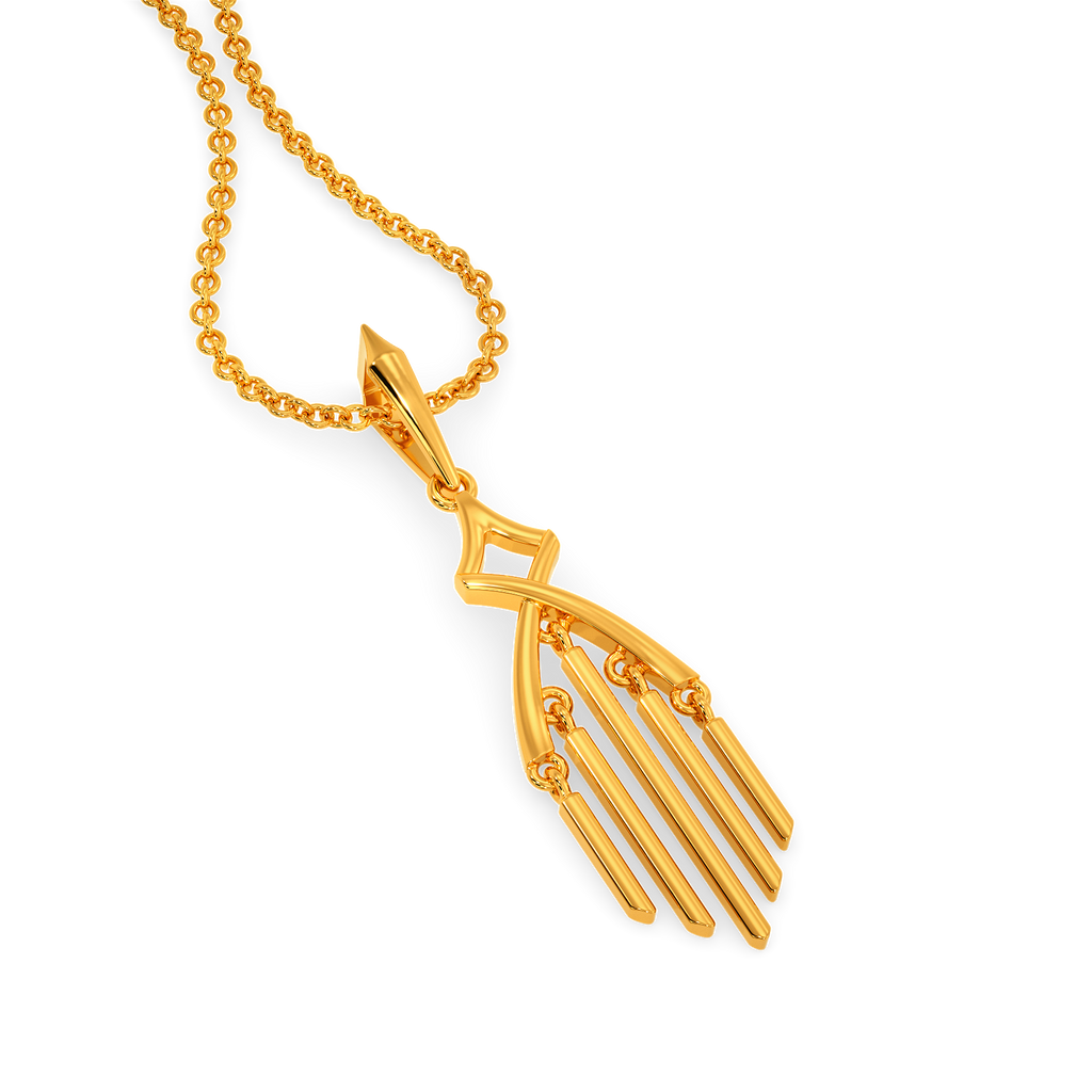 Summer Fringe Gold Pendants