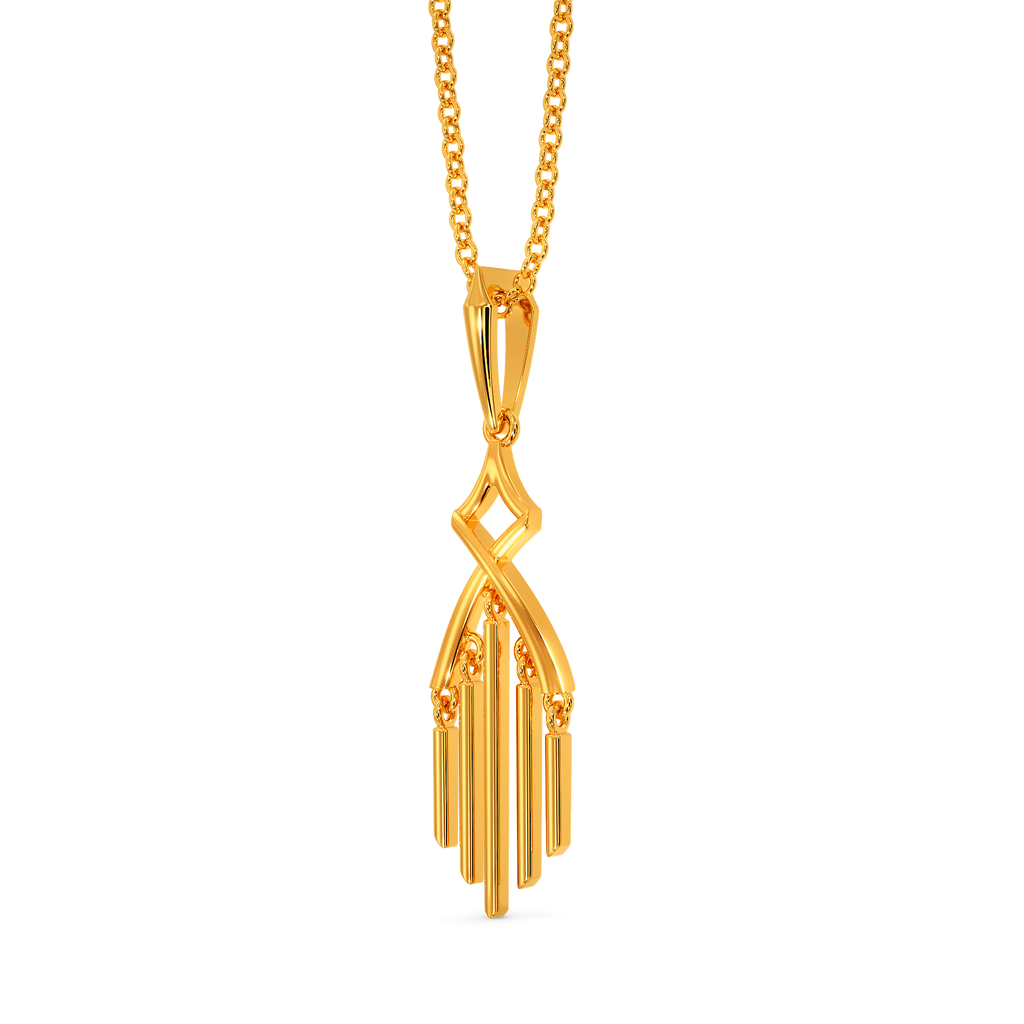 Summer Fringe Gold Pendants