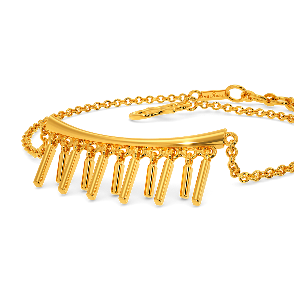 Perfectly Fringed Gold Bracelets