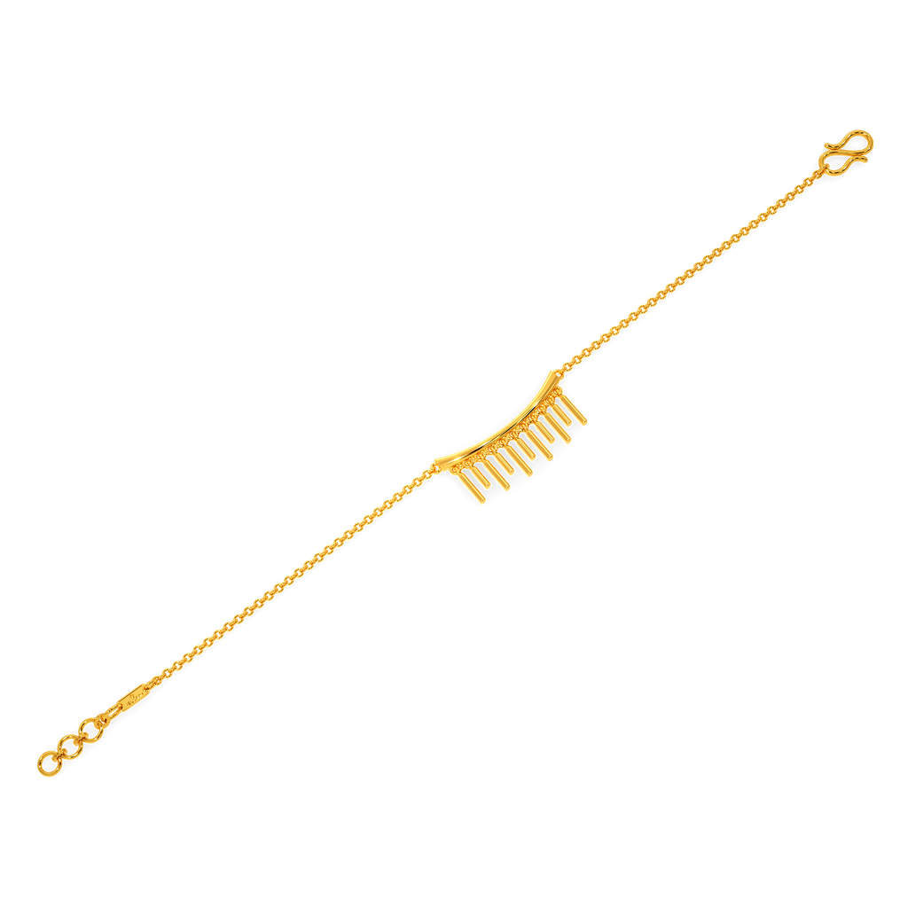 Perfectly Fringed Gold Bracelets