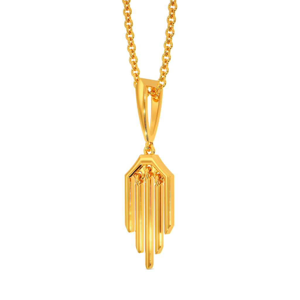 Fringe Pret Gold Pendants