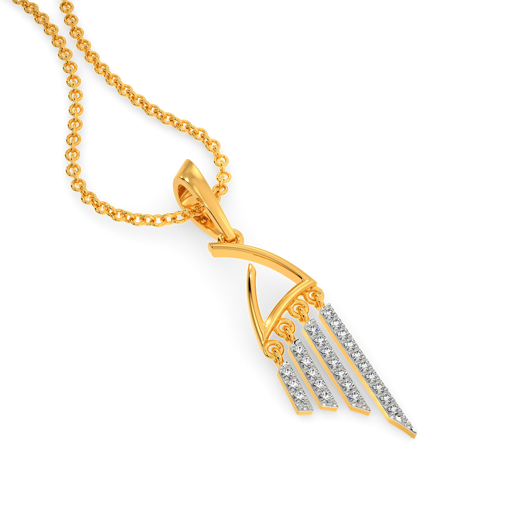 Famous In Fringe Diamond Pendants