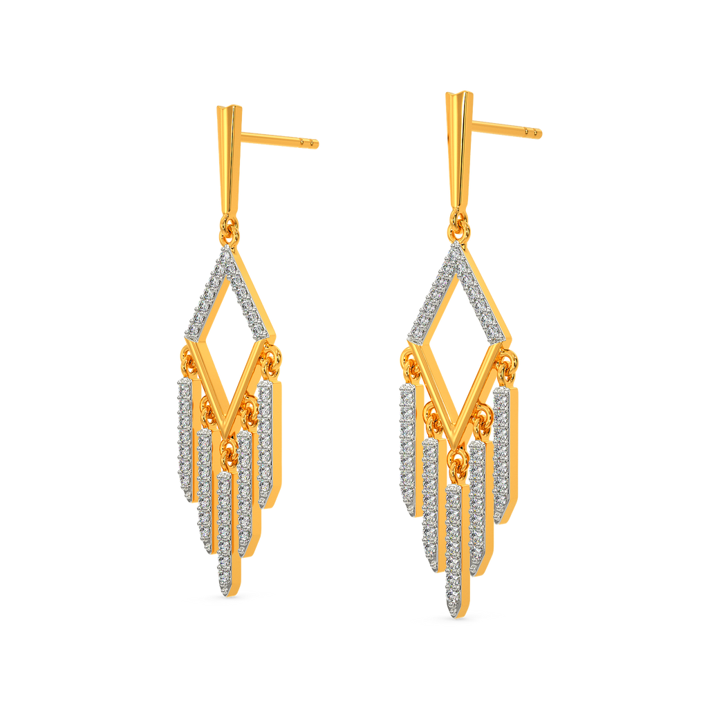 Fringe Mania Diamond Earrings