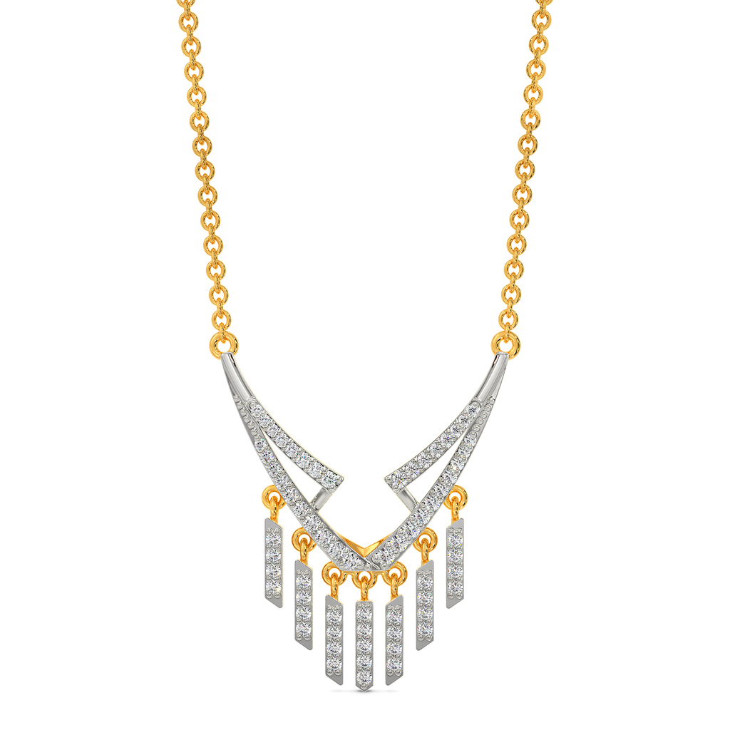 Fab In Fringe Diamond Necklaces