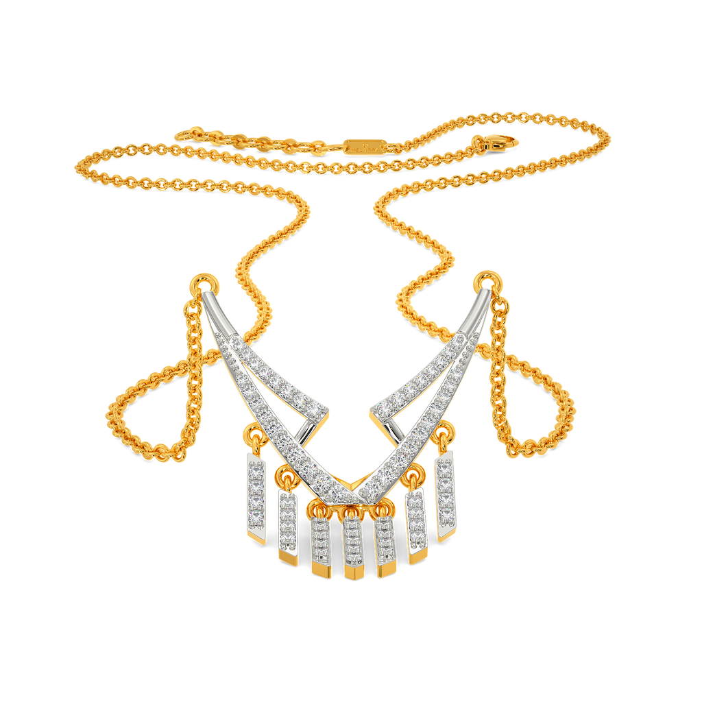 Fab In Fringe Diamond Necklaces