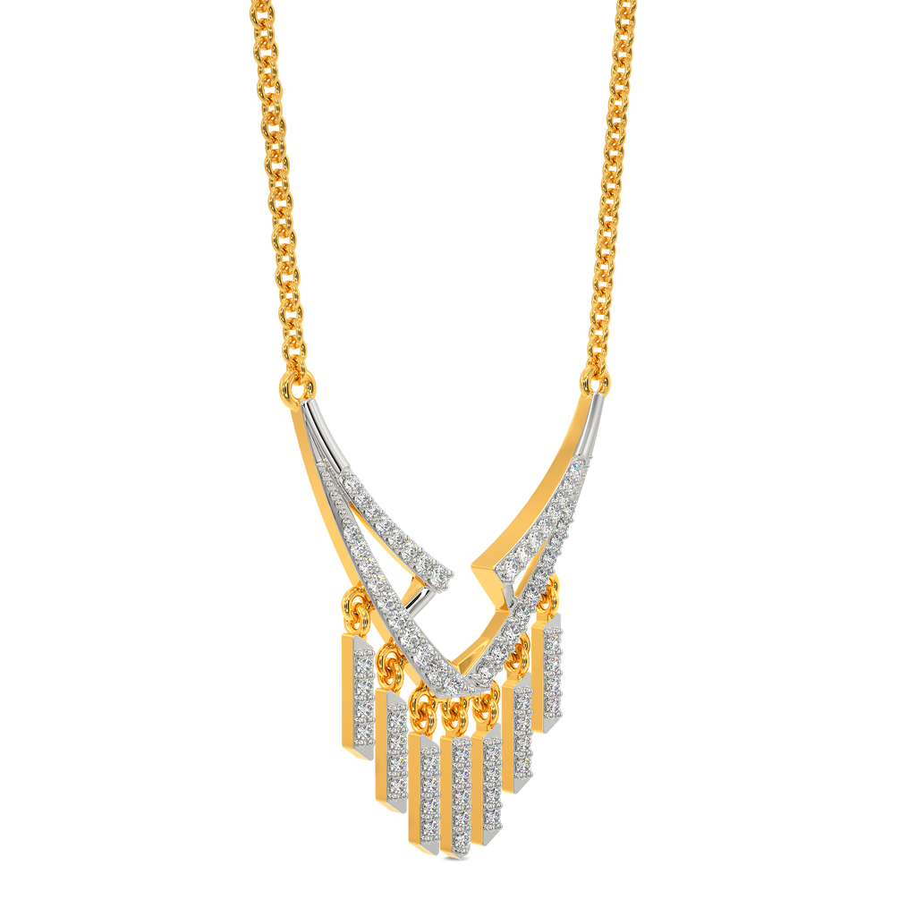 Fab In Fringe Diamond Necklaces