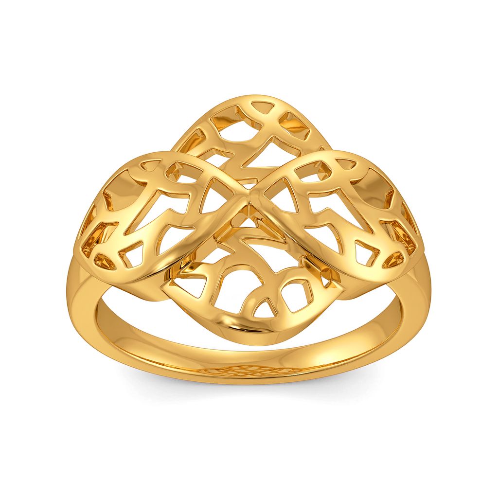 Plexus Play Gold Rings alternate view 2