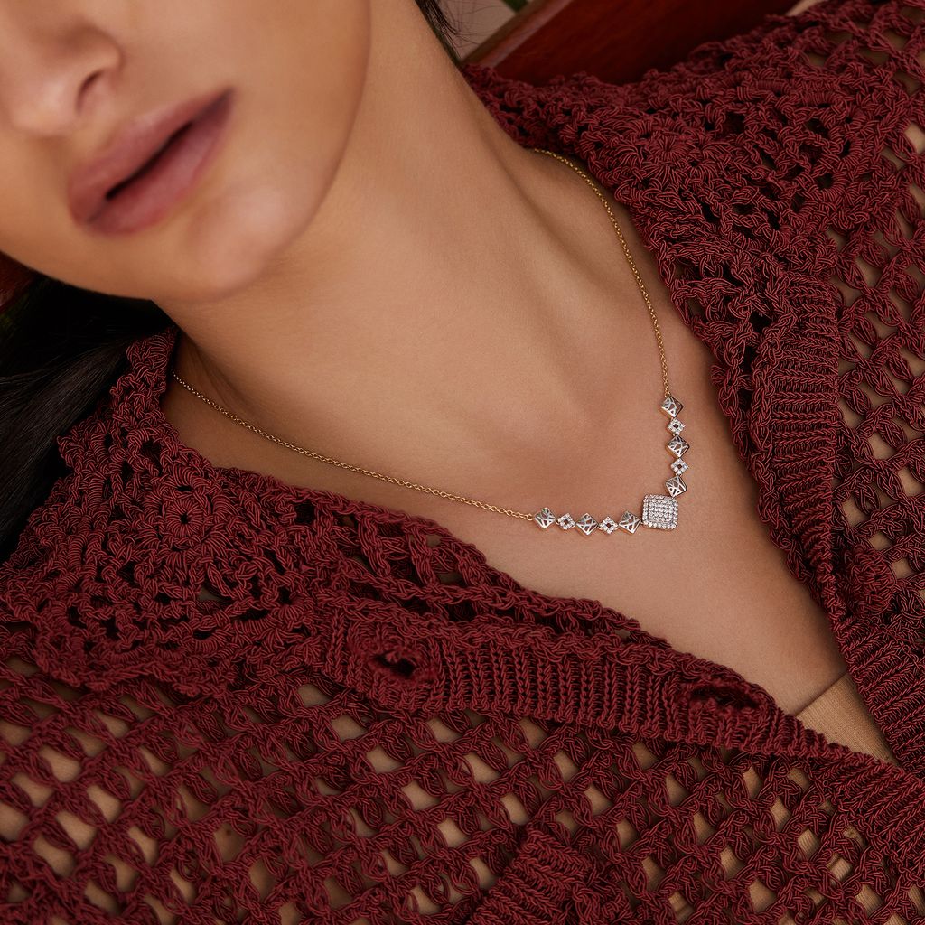 Trellis Tales Diamond Necklaces