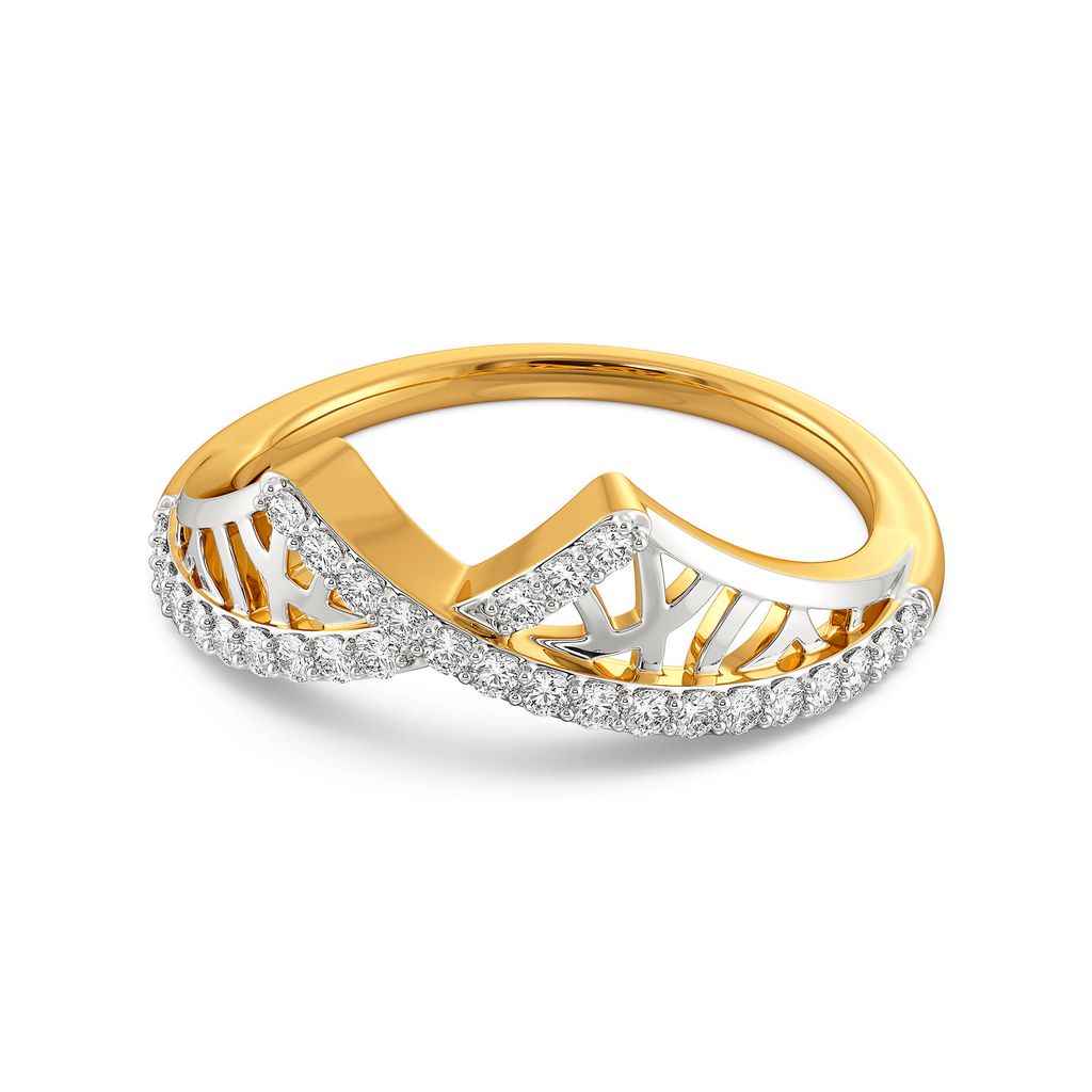 Fishnet Panache Diamond Rings alternate view 3