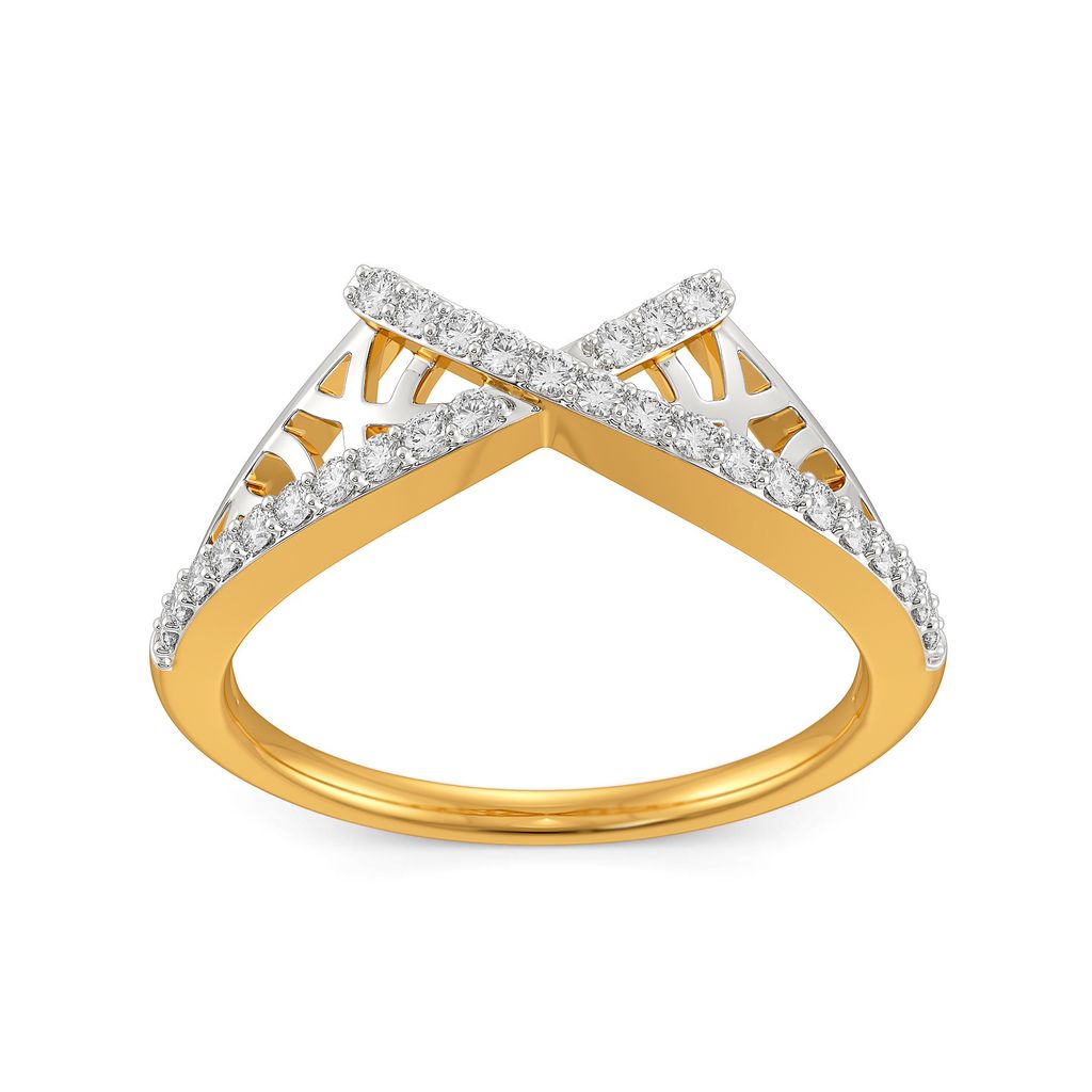 Fishnet Panache Diamond Rings alternate view 2