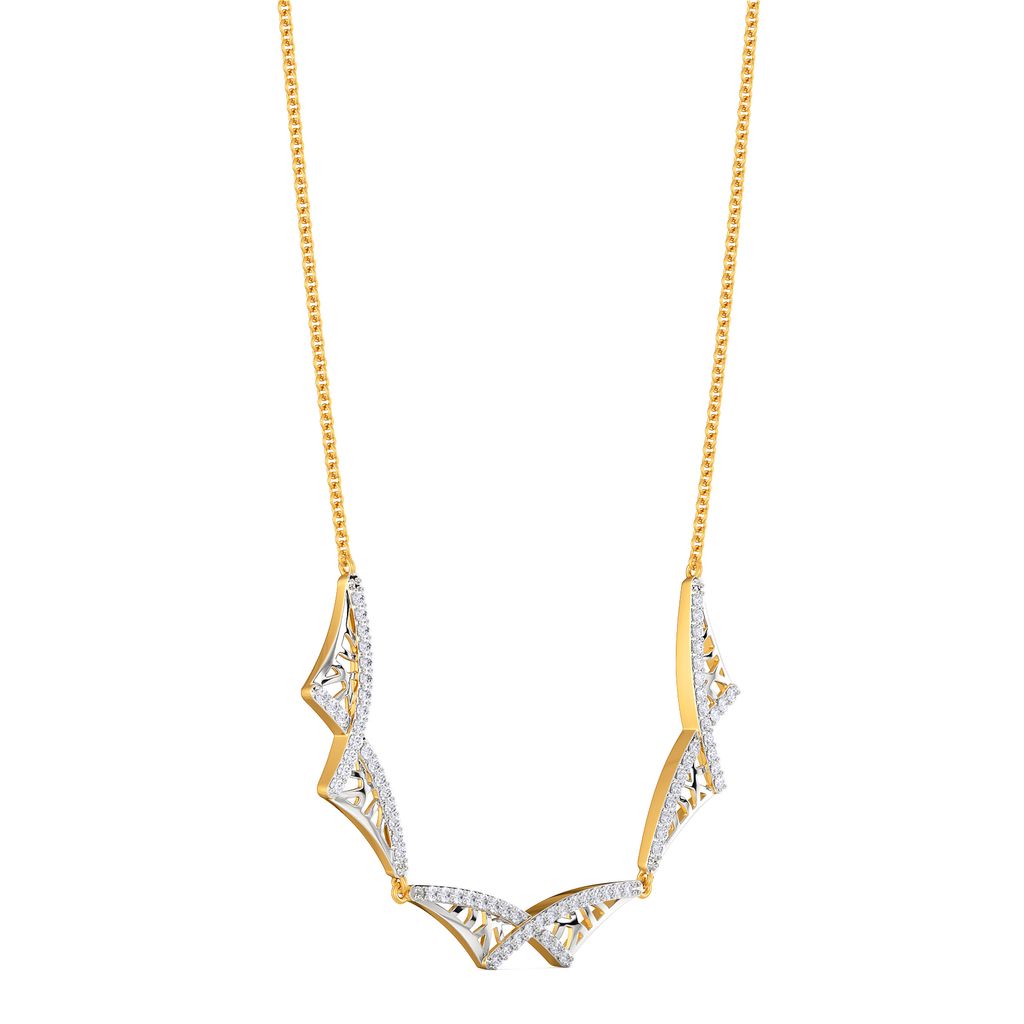 Fishnet Panache Diamond Necklaces