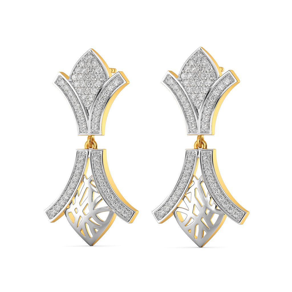 Lounge in Lattice Diamond Earrings