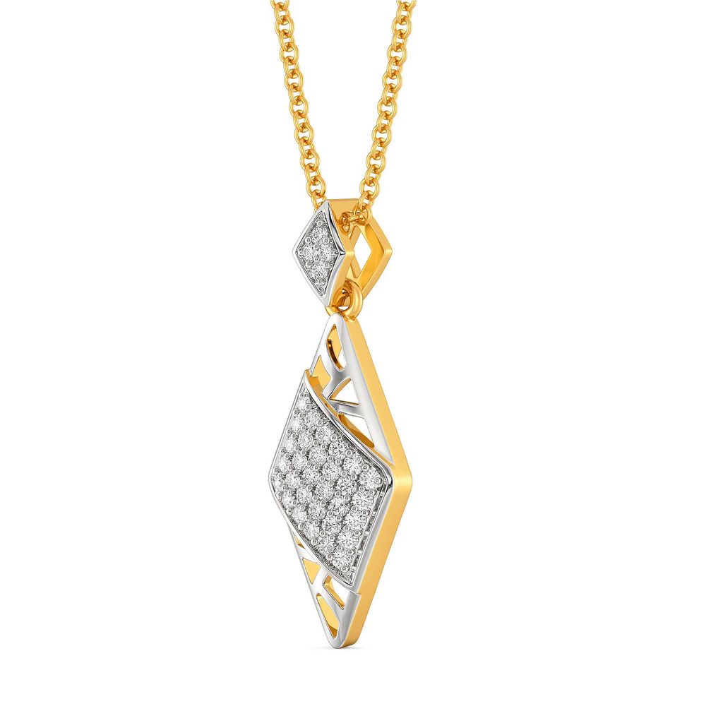 Punky Mesh Diamond Pendants