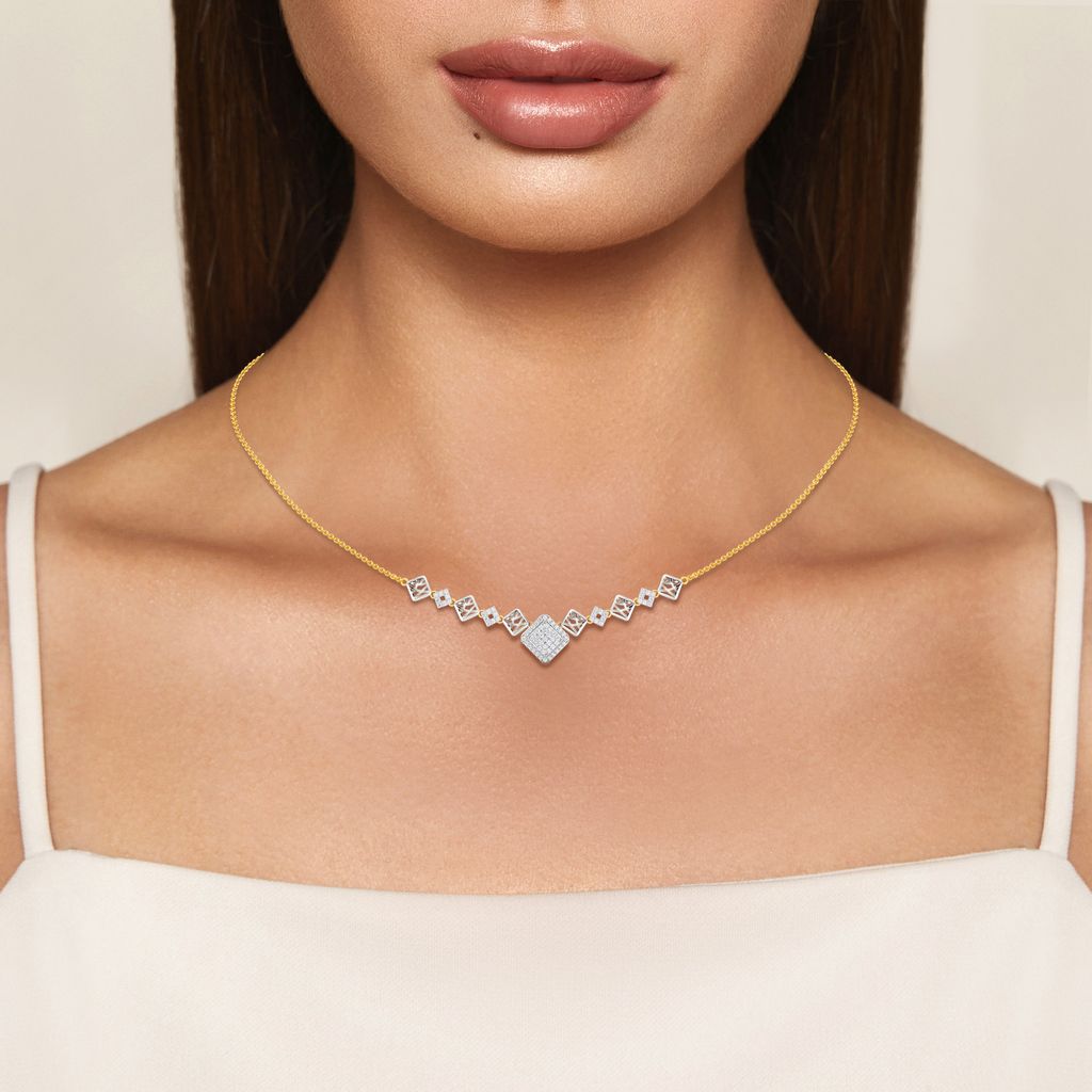 Trellis Tales Diamond Necklaces