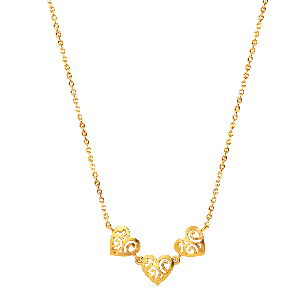 Heart Me Up Gold Necklaces