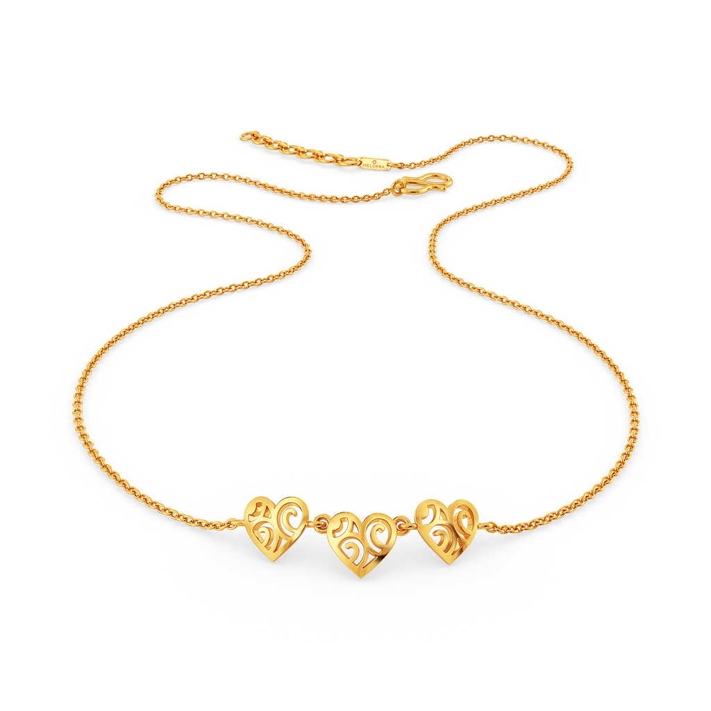 Heart Me Up Gold Necklaces