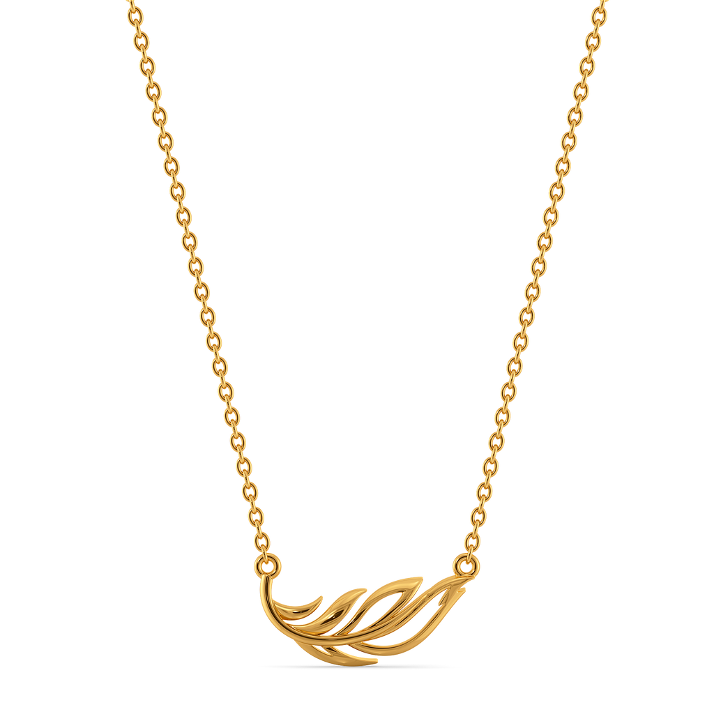 Leafy Dream Gold Necklaces