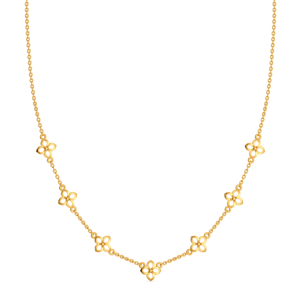 Flora Glory Gold Necklaces
