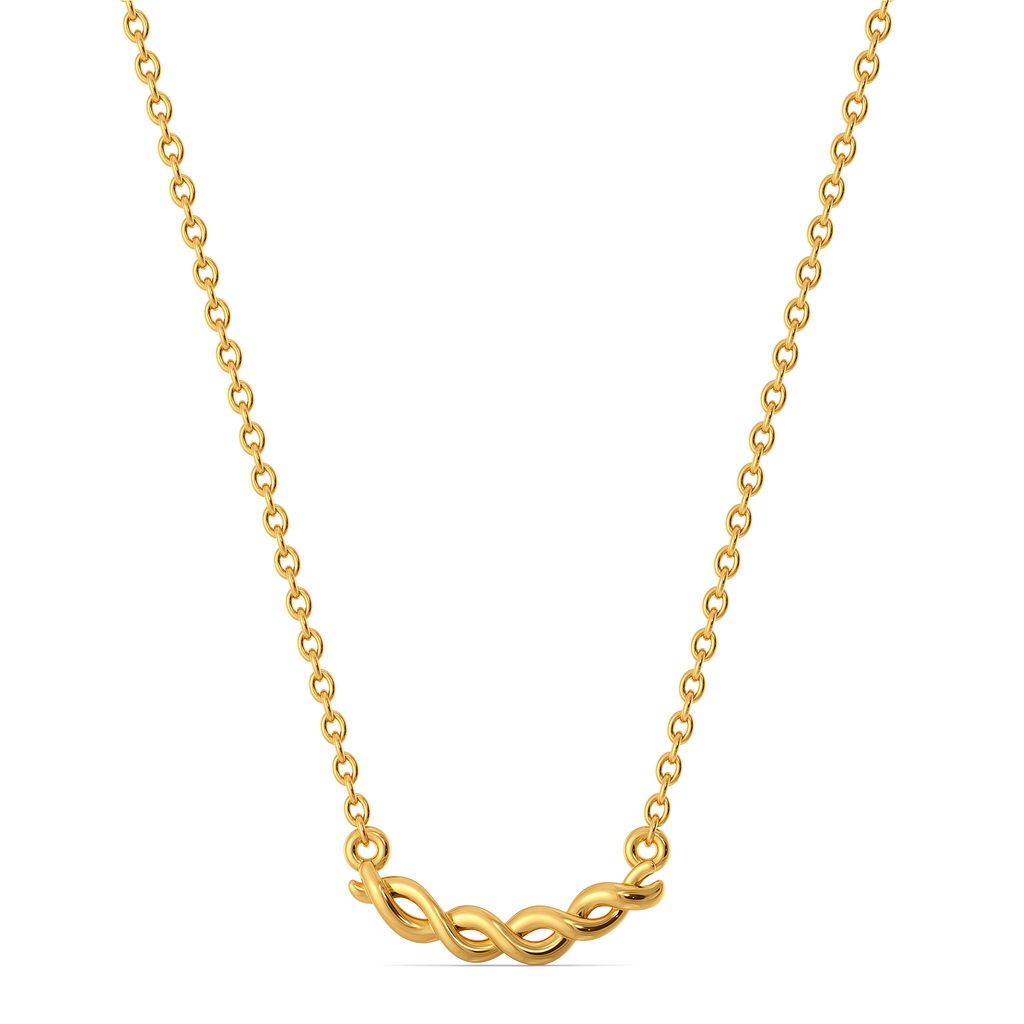 Twined Gold Necklaces
