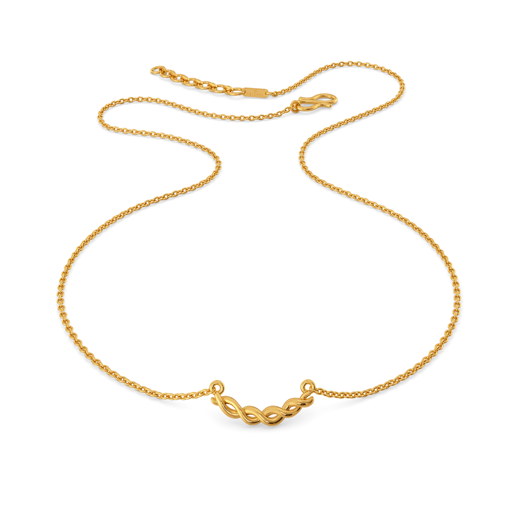 Twined Gold Necklaces