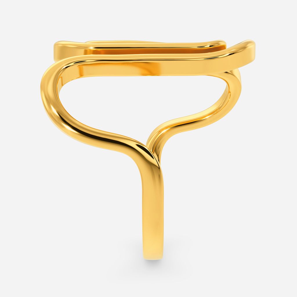 Groovy Swirls Gold Rings image