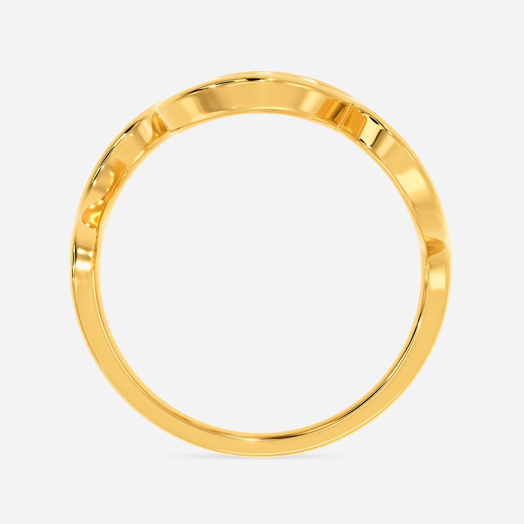 Groovy Swirls Gold Rings image