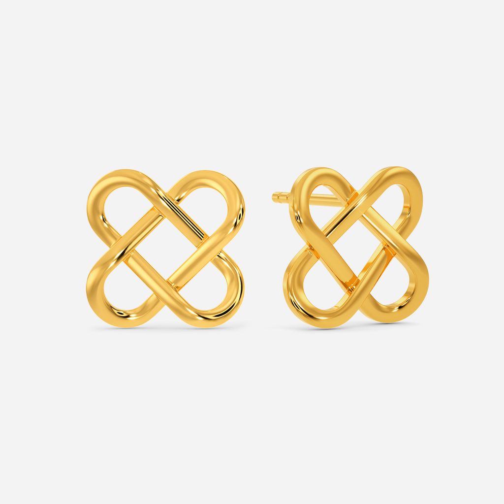 A Chill Pill Gold Earrings