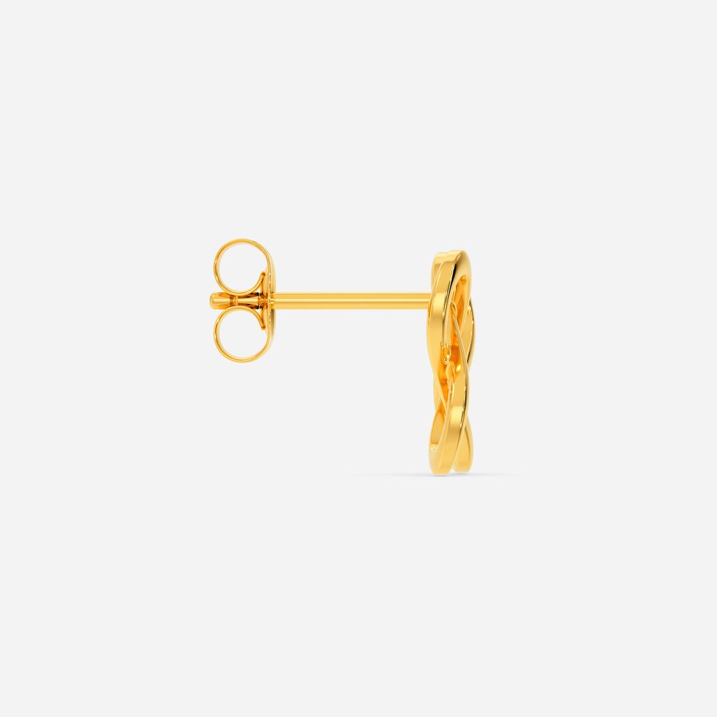A Chill Pill Gold Earrings