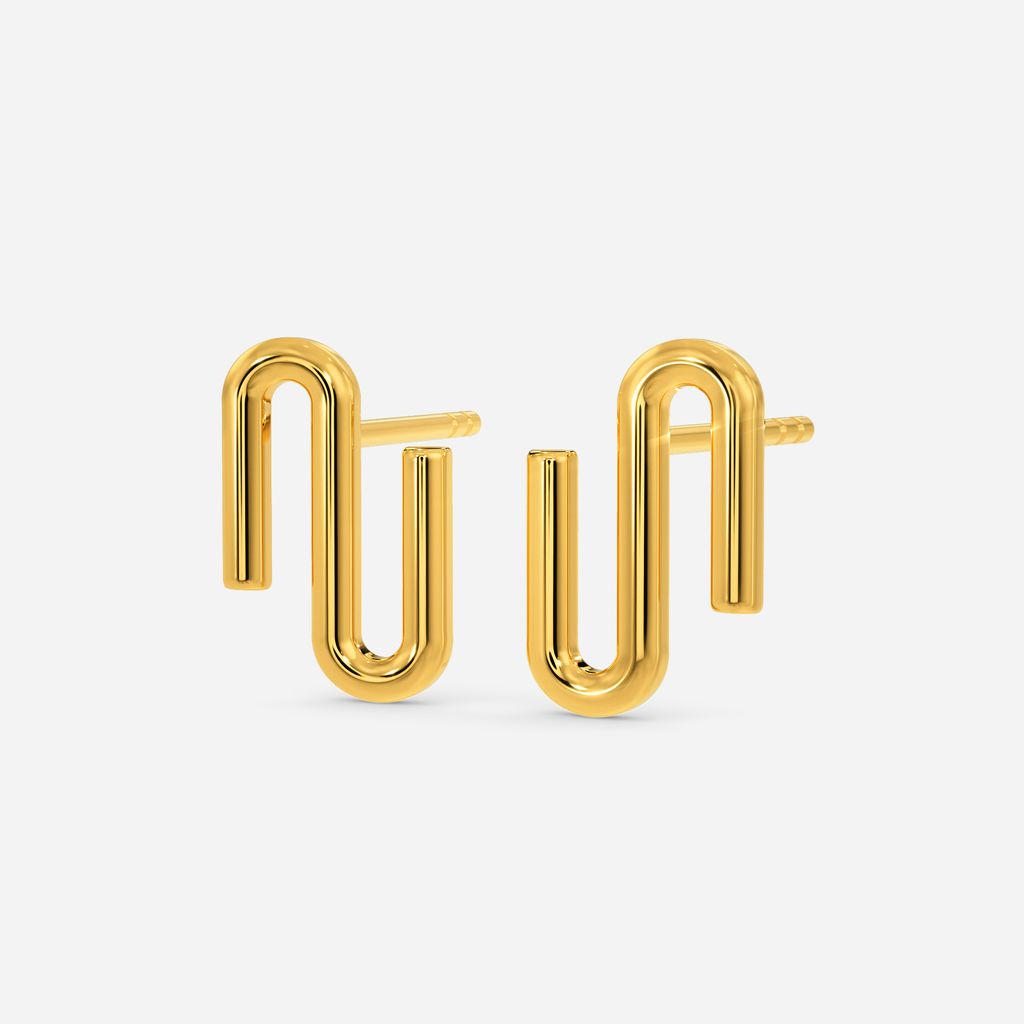 Symphony O Spears Gold Earrings