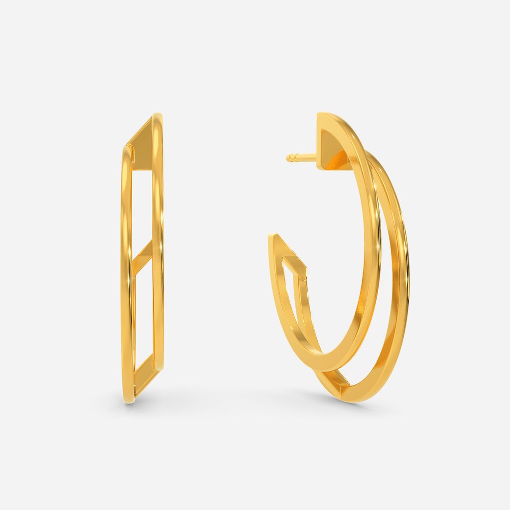 90s Verve Gold Earrings