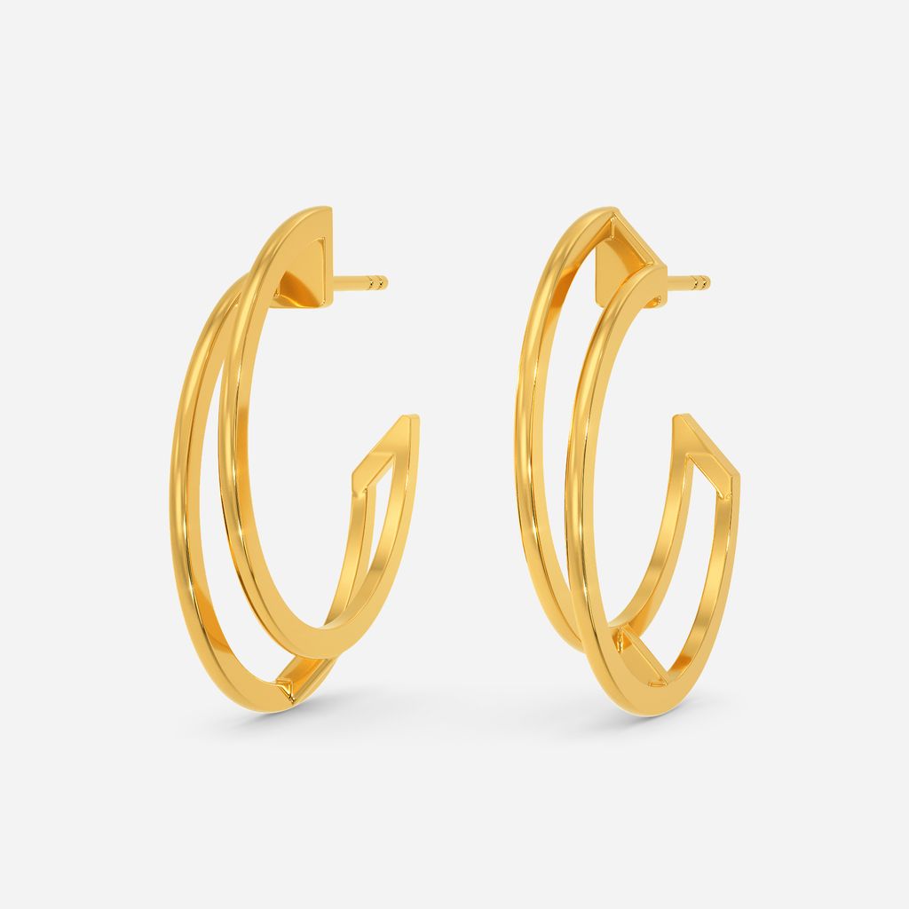 90s Verve Gold Earrings